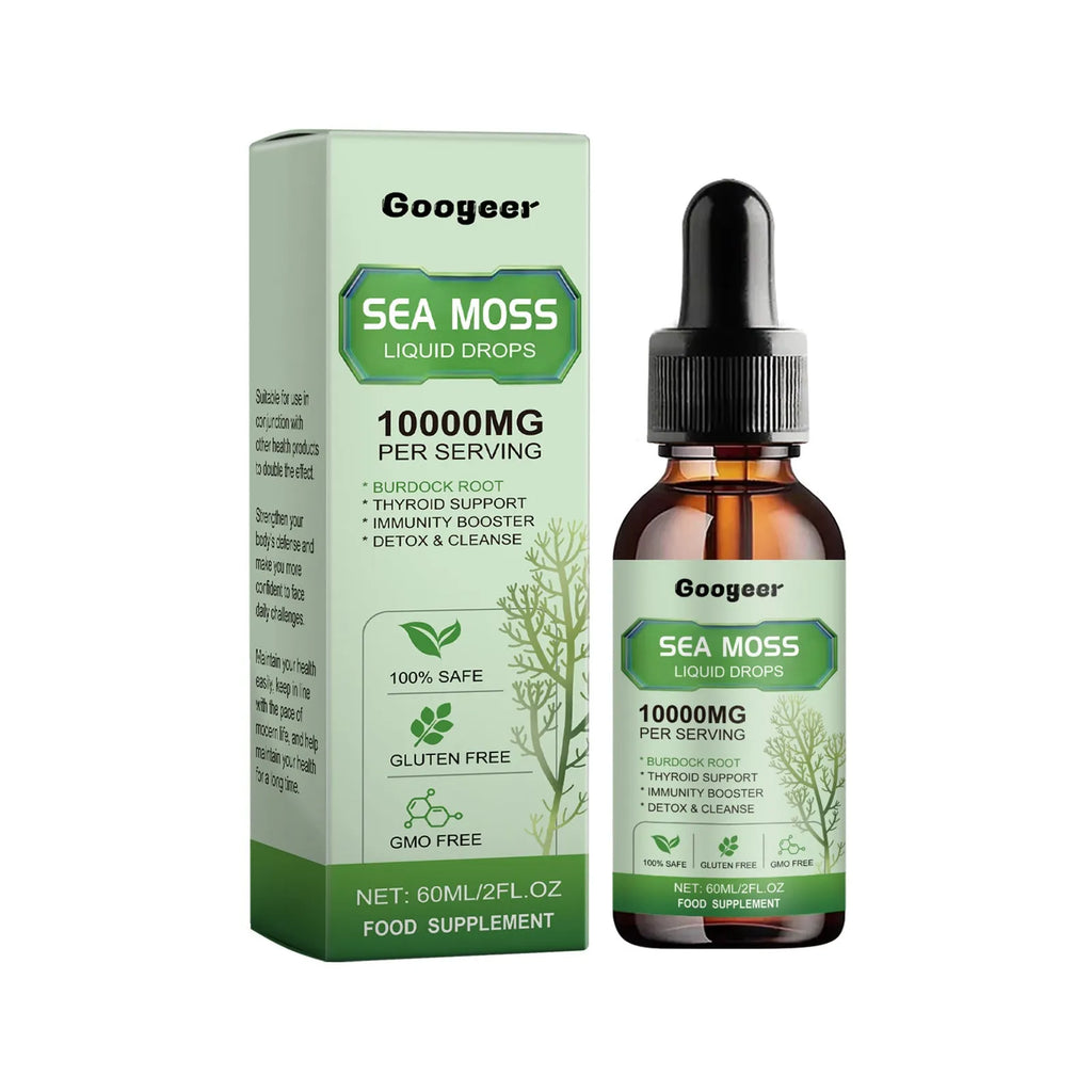 Googeer sea moss liquid drops body treatment in 60ml bottle