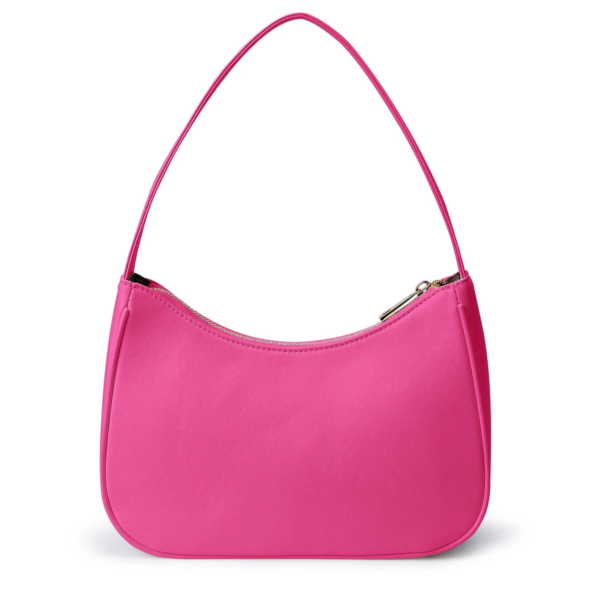 Retro-style adjustable shoulder bag in a selected colour, made from water-resistant PU material.