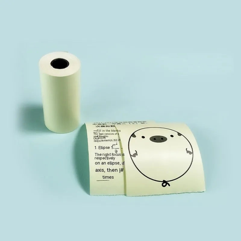 57x30mm thermal paper rolls in pink, yellow and blue for student wrong question printing
