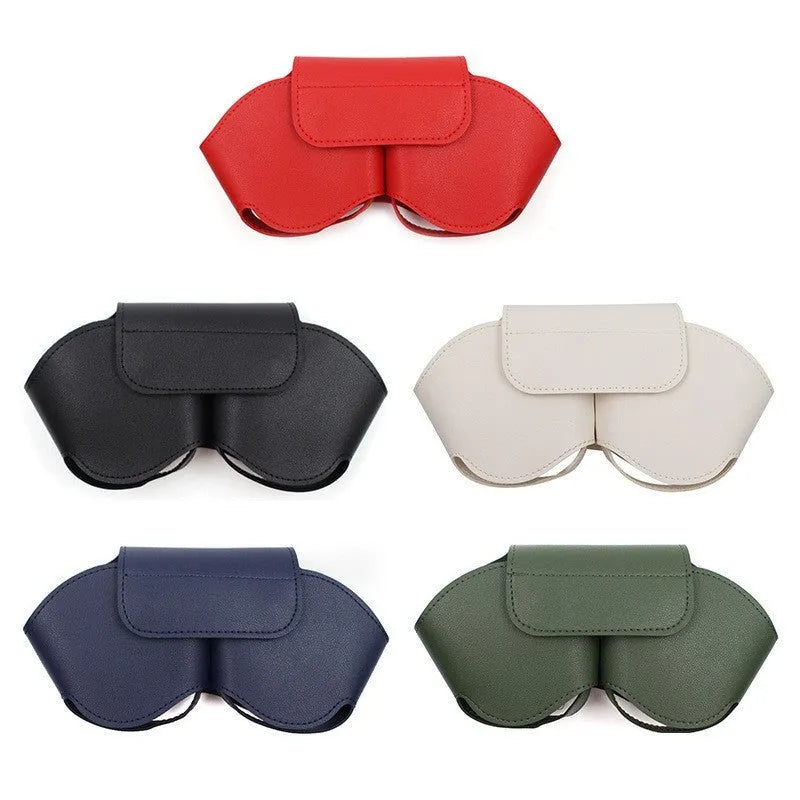 AirPods Max protective case in black, white, red, blue, or green PU leather