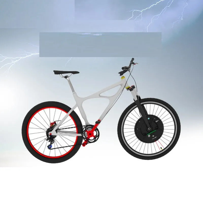 Imotor 3.0 black alloy hub motor wheel for mountain bike electric conversion kit