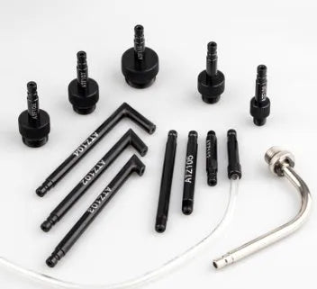 13-piece automatic transmission oil refuelling kit with pumping machine and transmission injector tool