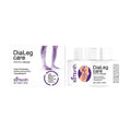 50g tube of varicose vein nursing cream with mint leaves and shea butter on a white background.