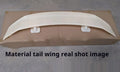 Universal punch-free car spoiler tail wing accessory in ABS plastic for vehicle modification