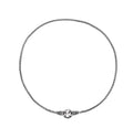 S925 sterling silver clavicle necklace for women on a model, showing the pendant and fine chain.