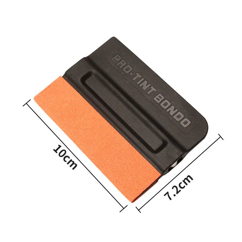 Car colour changing film scraper tool with ABS plastic body and multiple scraping surface options