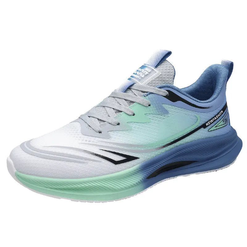 Men's low-top casual summer shoes with mesh upper and rubber sole in multiple colour options