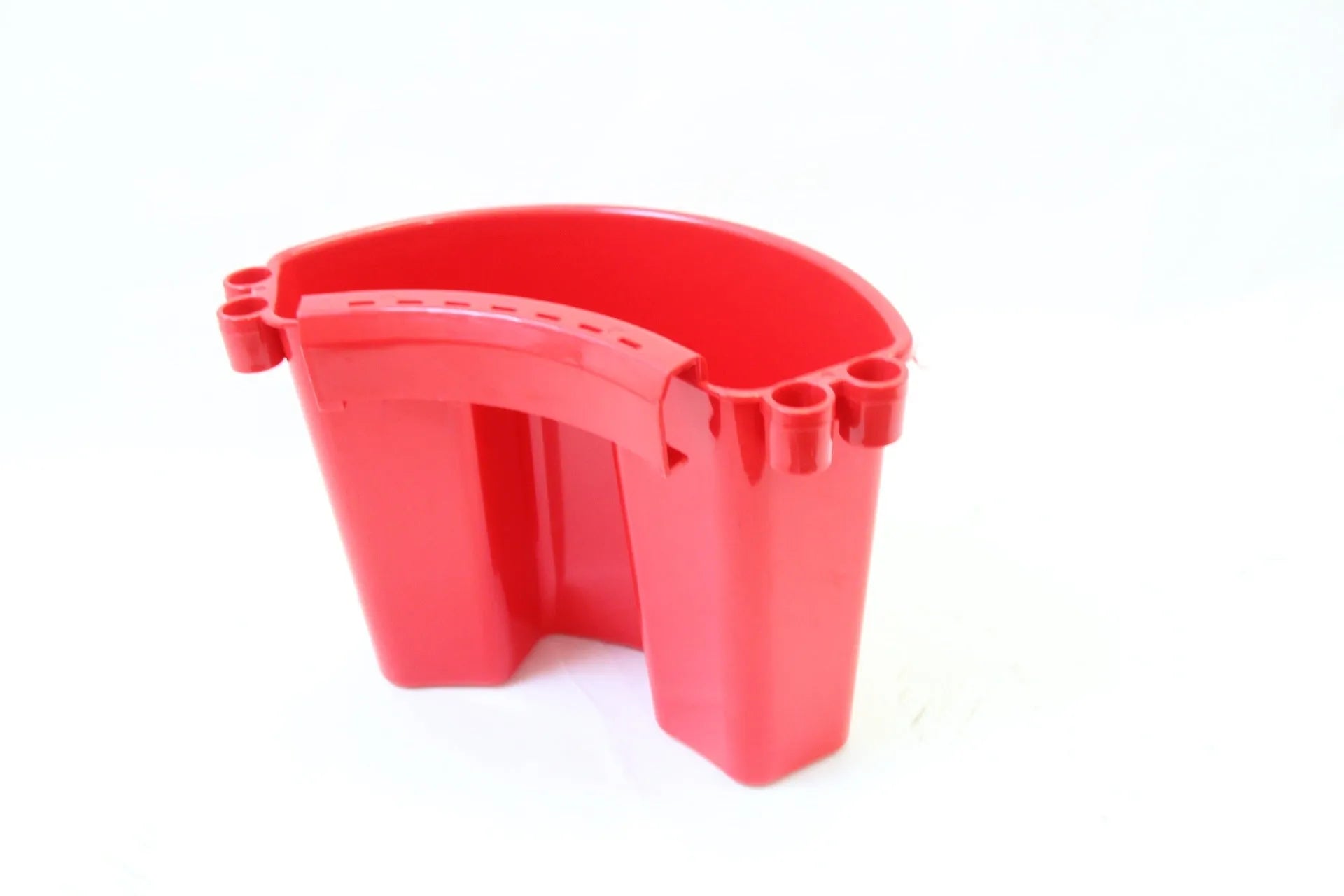 PP plastic car wash bucket in black, red, blue, or pink colour options