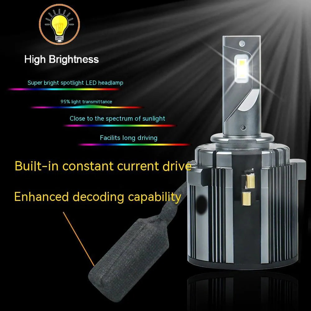 Volkswagen Golf 7 LED headlight bulb with aviation aluminium housing
