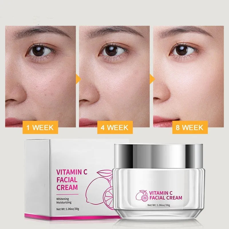 30g jar of Vitamin C face cream for universal skin types