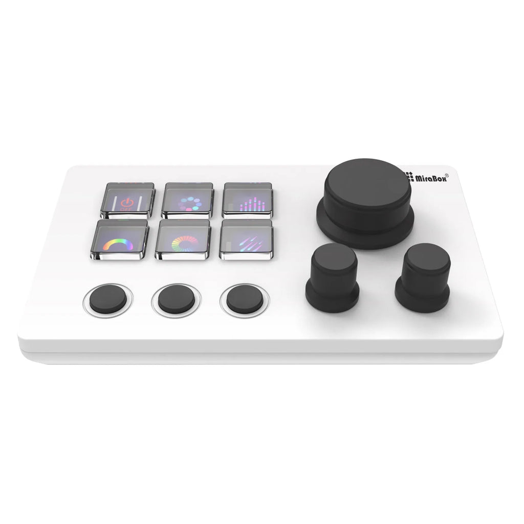 Visual Keyboard N3 programmable silicone keypad in white or black with 2 metre USB cable