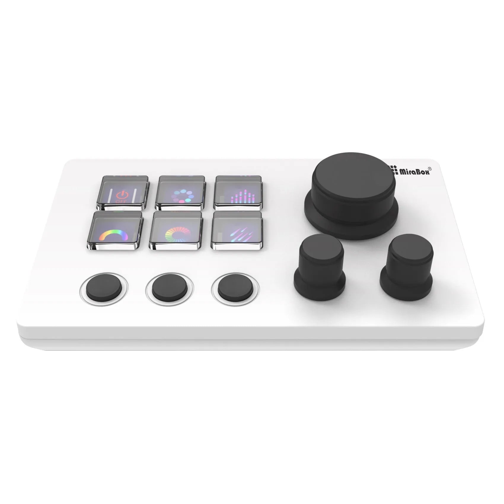 Visual Keyboard N3 programmable silicone keypad in white or black with 2 metre USB cable