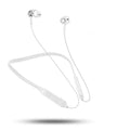 G03 neckband sports Bluetooth earphones in black, red, or white colour with bilateral earpieces.