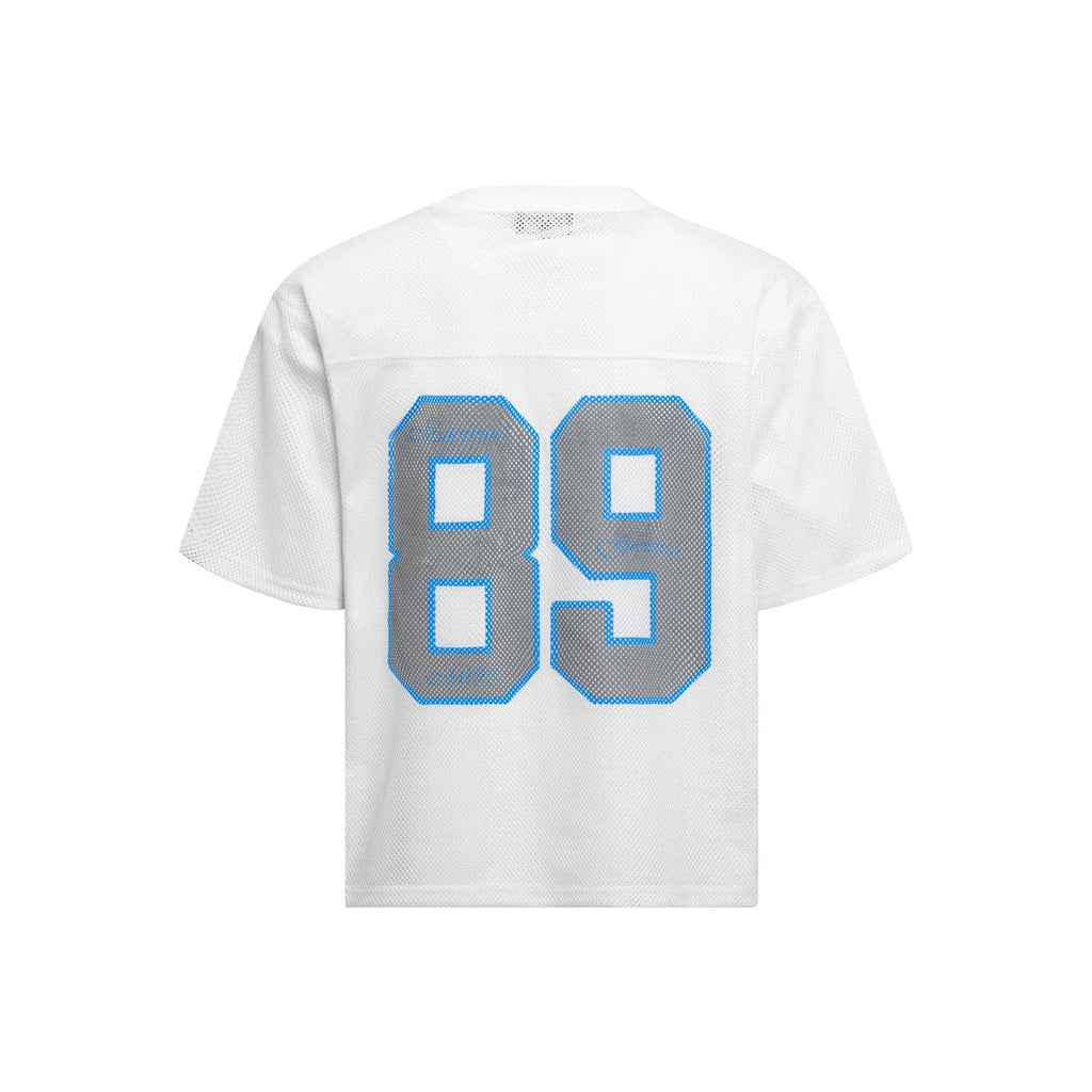 Alphanumeric print loose-fitting casual t-shirt in black and white colour options