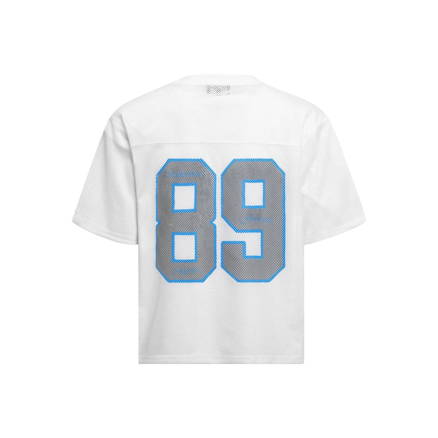 Alphanumeric print loose-fitting casual t-shirt in black and white colour options