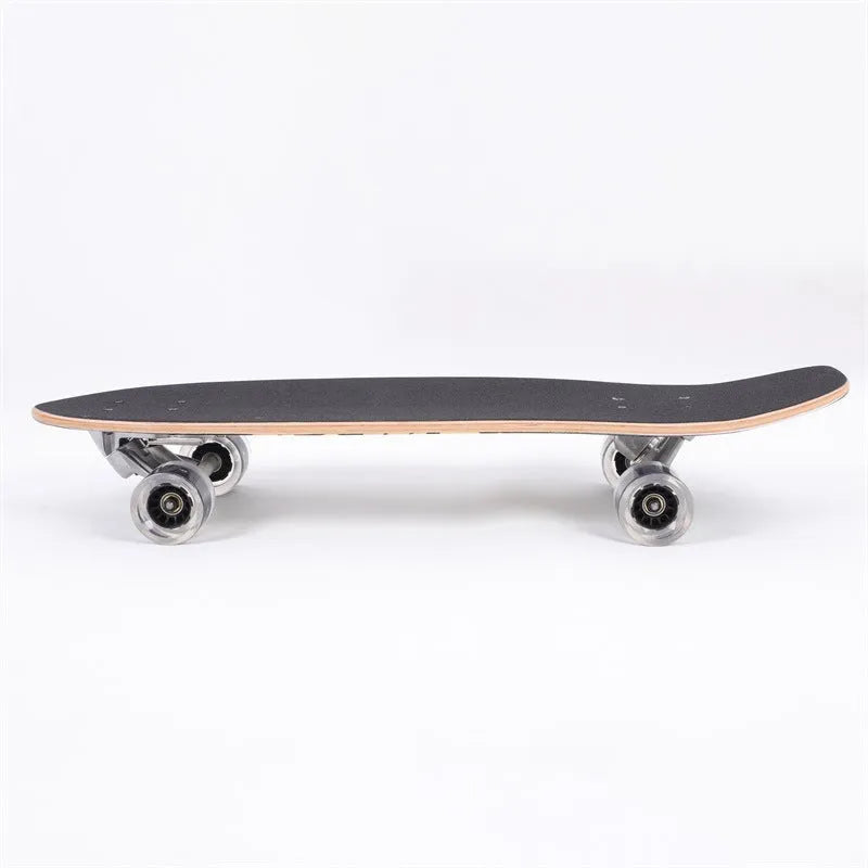 White maple wood street scooter skateboard with 31-inch deck for urban riding