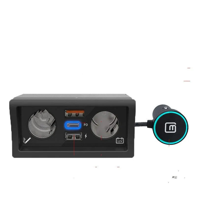 Volkswagen Lavida and Pola car charger with QC3.0 fast charge for Android or Apple devices