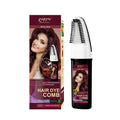 200ml bottle of hair dye in a choice of brown, wine red, or dark brown shade.