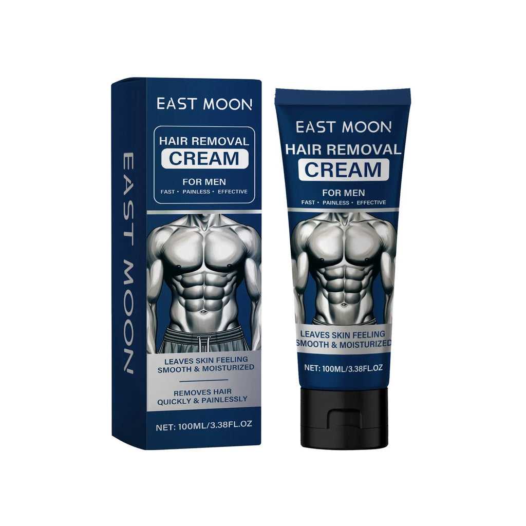 100ml men's depilatory cream for facial and body hair removal