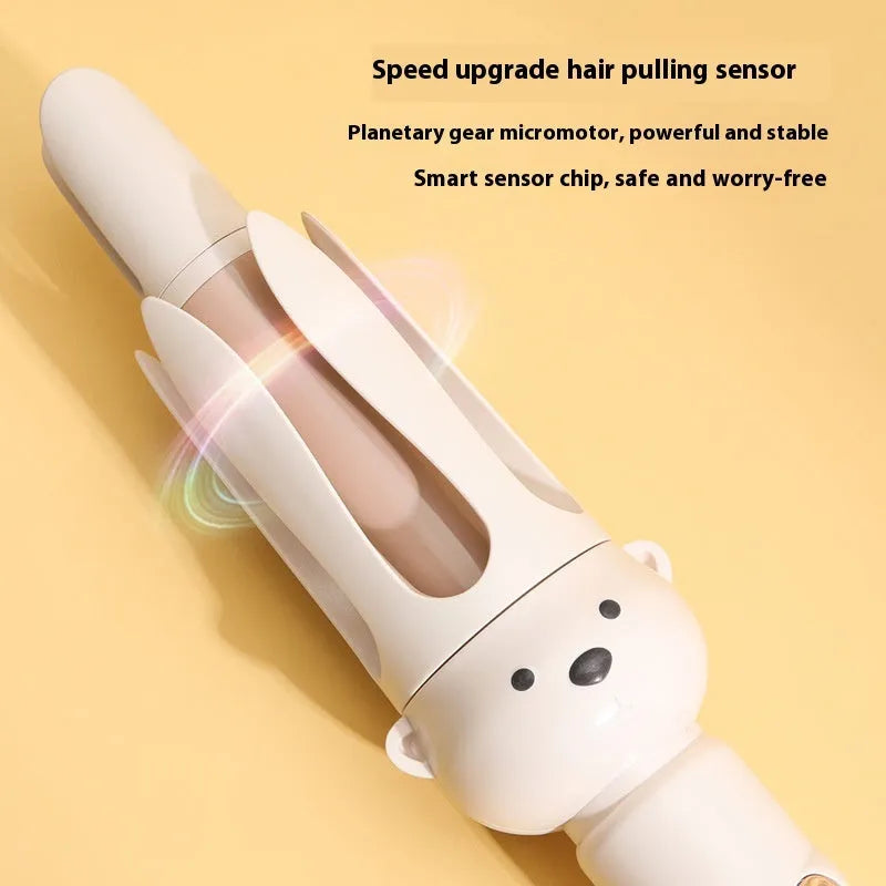 Beige anion automatic hair curler FS-H208 model with curling wand