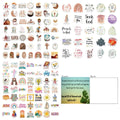 Assorted random design graffiti stickers pack of 50 for personalising laptops and bottles