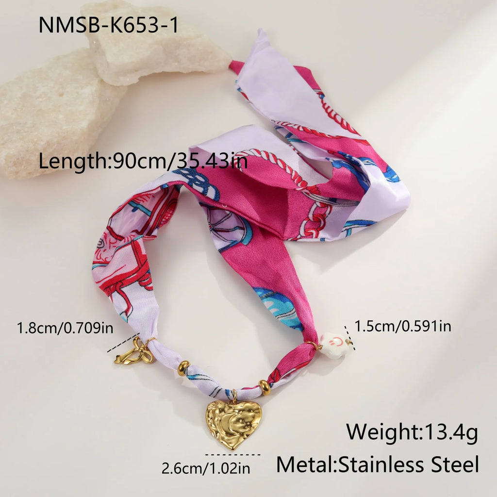 Stainless steel necklace and bracelet set with geometry love pendant and 18K gold electroplated finish