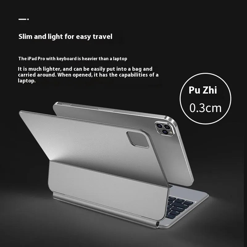 iPad Bluetooth keyboard with magnetic protective cover in multiple colours