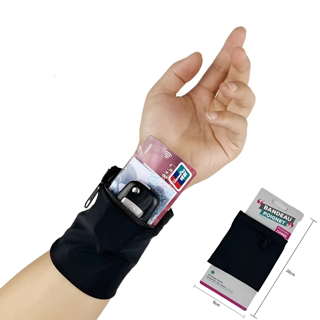 OPP material armband sleeve wrist bag for mobile phones during camping and fitness