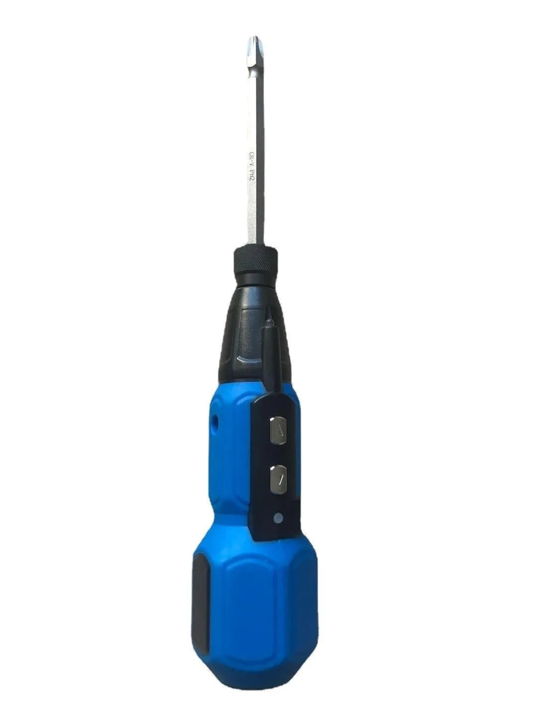 36V alloy steel straight handle electric screwdriver in black and blue colour options