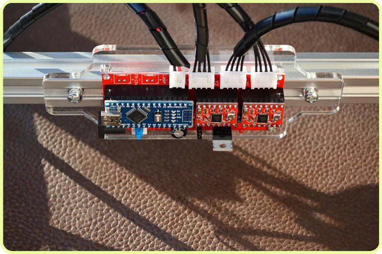 Miniature laser engraving machine with 3000mW power on 400x300mm base plate