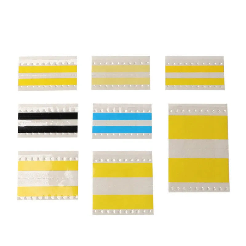 SMT double-sided splicing tape for placement machines in yellow, black, blue and gum colours