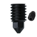 Bambu Lab A1 Mini hardened steel nozzle upgrade kit with four sizes and black silicone sleeves