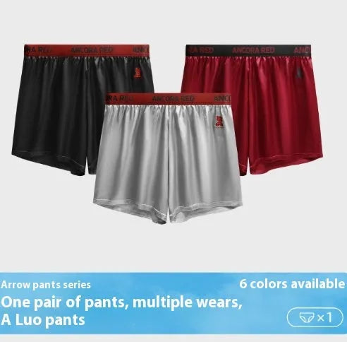 Solid colour men's boxer briefs showing mid waist design in available colours