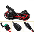 Automotive wiring harness with silicone insulation for connecting dual LED roof spotlights