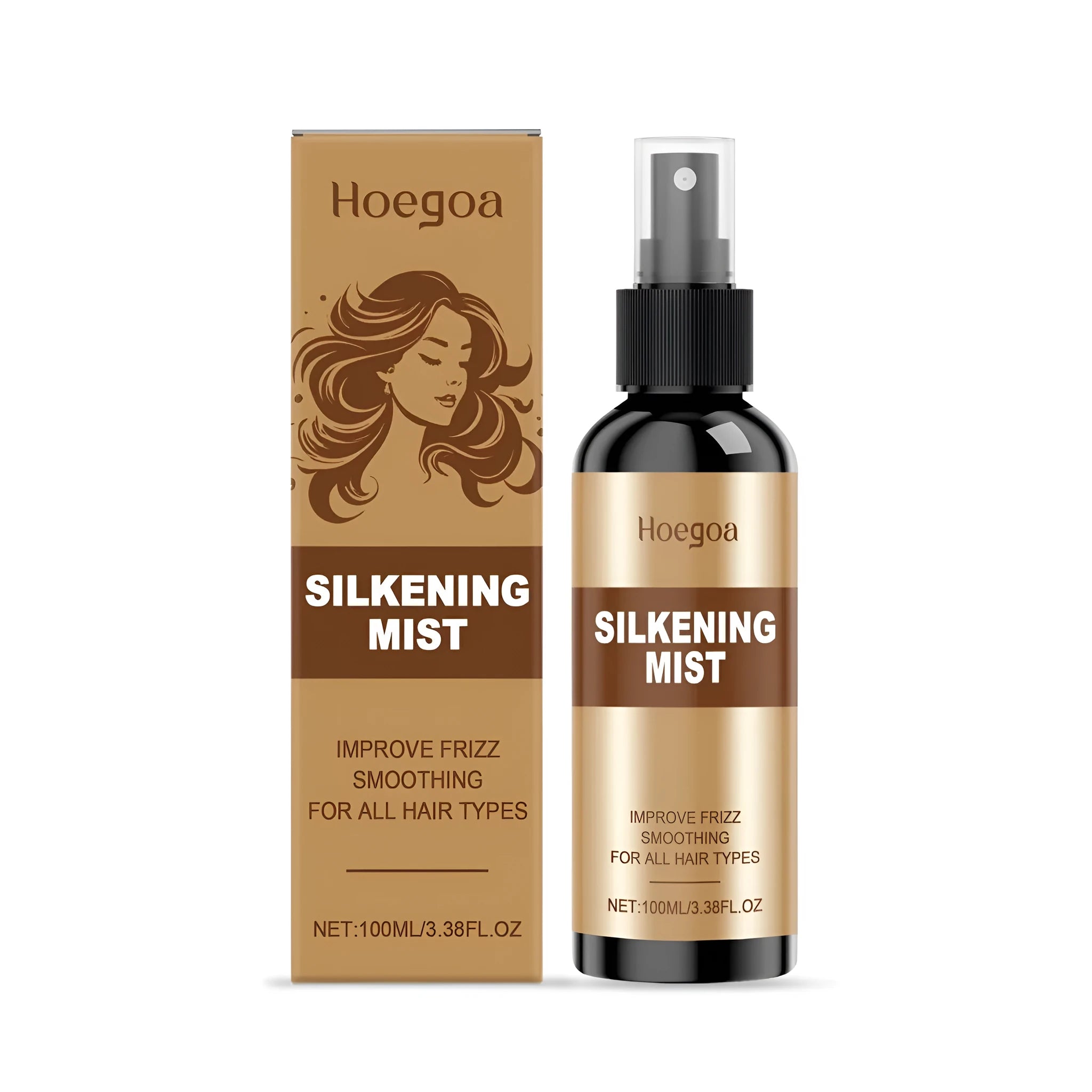 100ml hair care spray bottle with ginger and rosemary extract formula