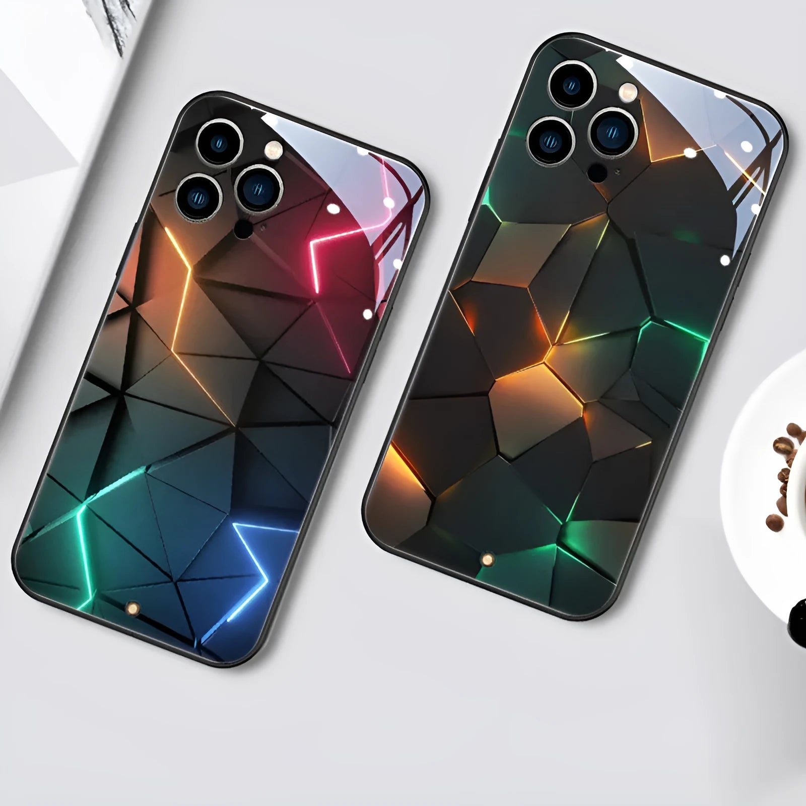 Xpress 14 tempered glass iPhone case with light notification feature for incoming calls