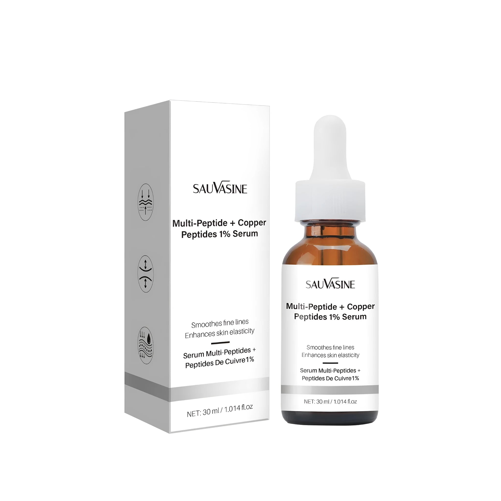 30ml bottle of moisturising facial oil for wrinkle treatment and skin hydration