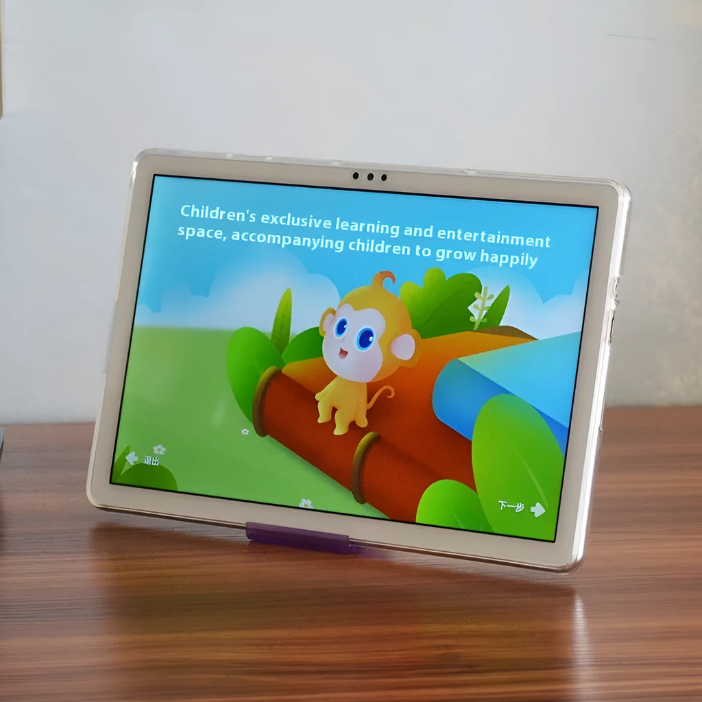 Clear ultra-thin silicone tablet protective case showing transparent design
