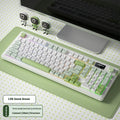 Wired keyboard with RGB light effects in Cream Knight colour, ABS build, 43mm height, 1.5m cable, desktop use