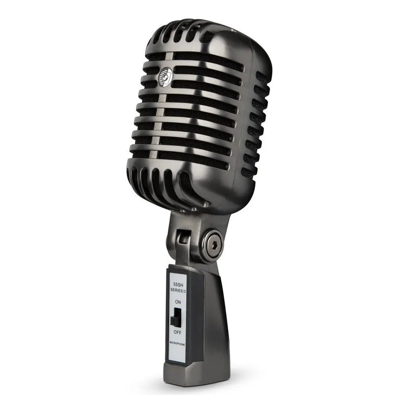 Retro-style FG2 coloured condenser microphone for professional karaoke and recording