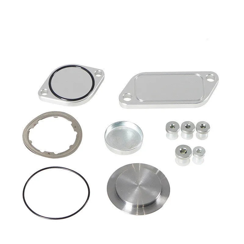 Silver aluminium alloy automotive engine valve cover replacement part