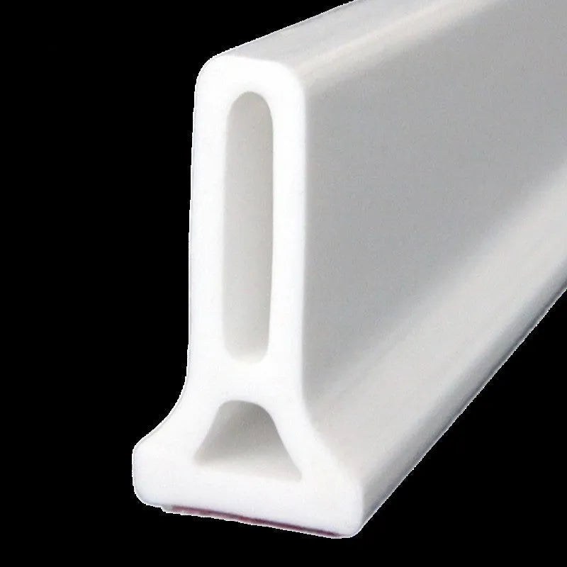 Flexible silicone bathroom water blocking strip in TPE material for shower room floor waterproofing