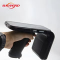 SLP-05 handheld UHF RFID scanner with Android touchscreen and integrated barcode scanner.