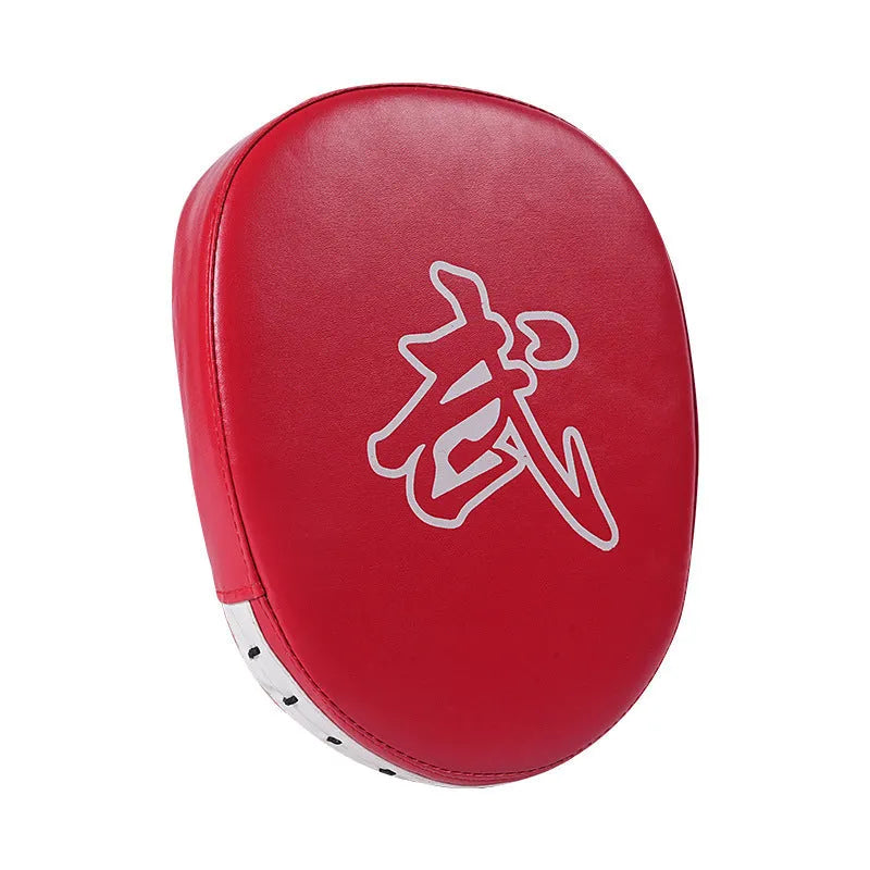 Boxing training punch mitts hand targets in red and black PU material for Muay Thai