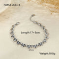 Hollowed-out stainless steel heart bracelet with electroplated non-fading finish in gold colour.