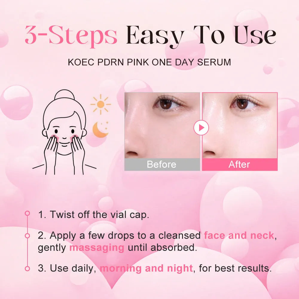 KOEC powder polypeptide disposable moisturising mask 10 pack with pre-soaked latex sheets