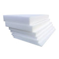 White high density pearl cotton foam board measuring 200cm by 100cm with 10mm thickness