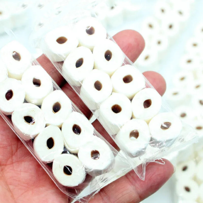 Simulated paper toilet paper roll miniature model 30x15x80mm for dollhouses