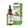 A 60ml bottle of Annona Prickly Fruit flavour edible care drops for adults.