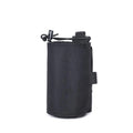 Outdoor adjustable bottle cover made from Oxford cloth with PU lining in black and khaki colours